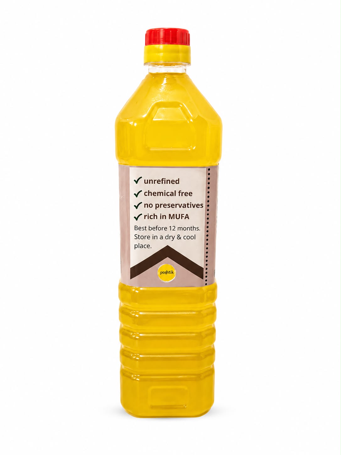 Wood-Pressed Groundnut Oil