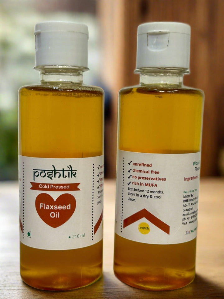 Wood Pressed Flaxseed Oil -210ML