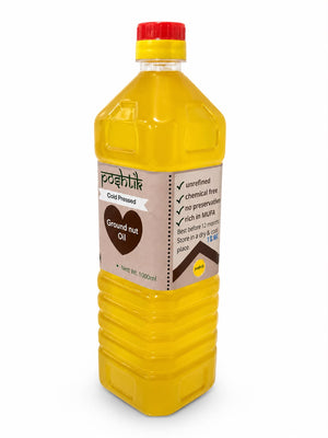 Wood Pressed Groundnut Oil