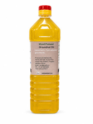 Wood Pressed Groundnut Oil