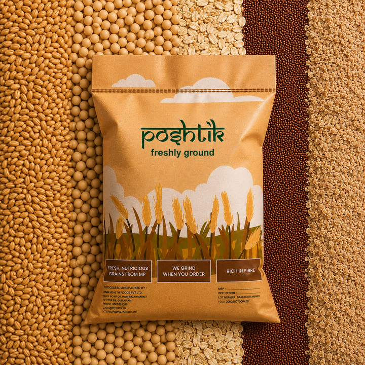 Poshtik Low Cholesterol Atta - 5Kg
