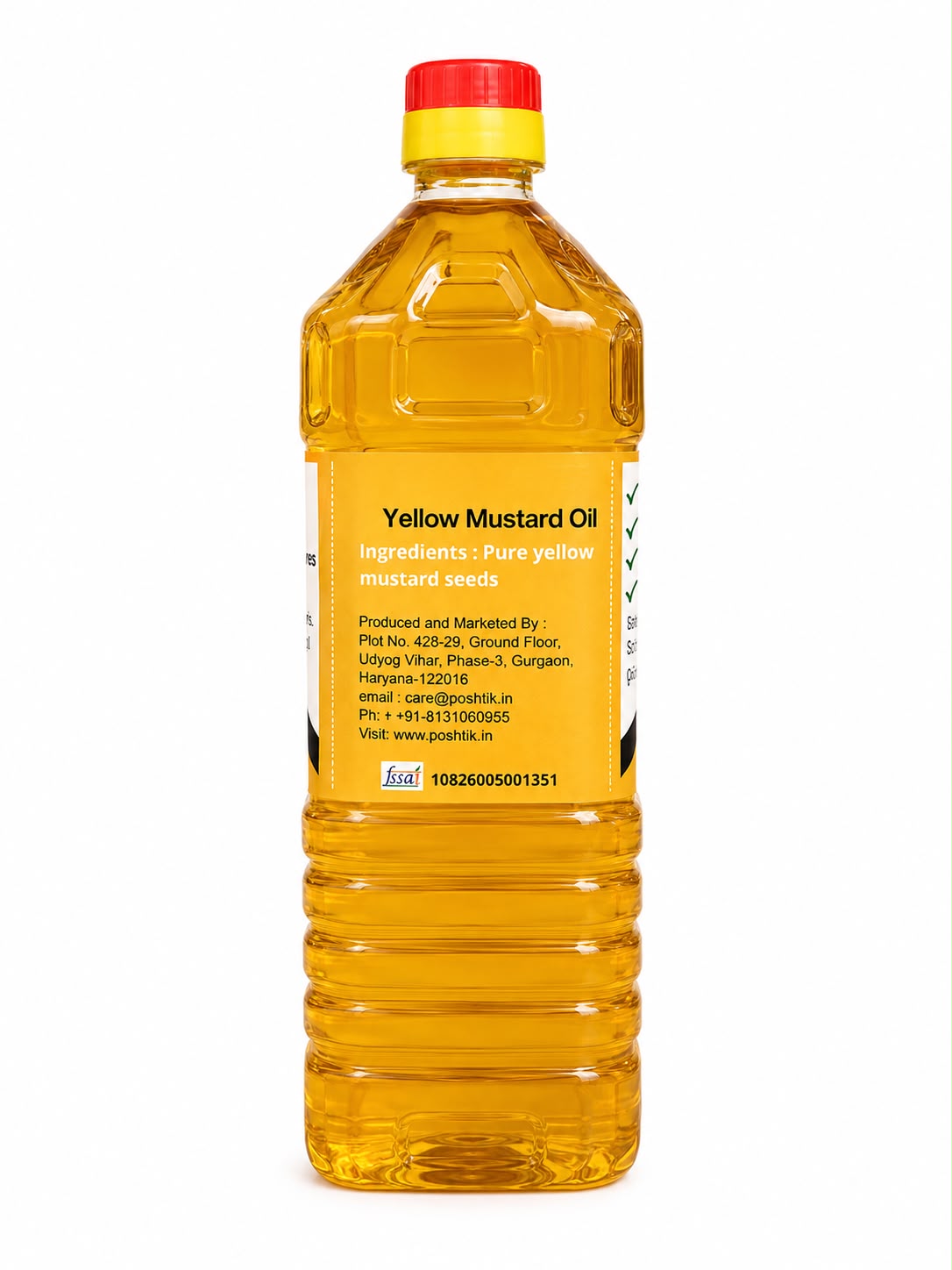 Yellow Mustard Oil (Sarson)