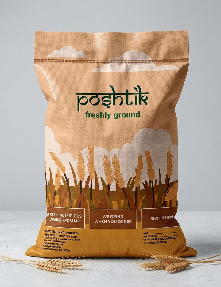 MP Whole Wheat Sharbati Atta (Desi)