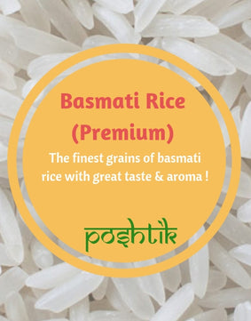 Basmati Rice (Premium) - 1KG-www.poshtik.in