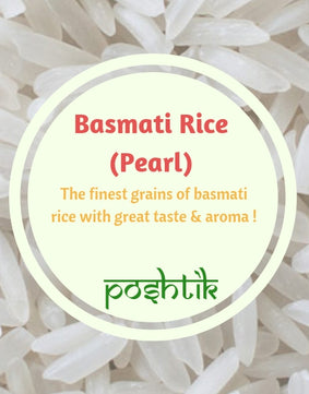 Basmati Rice (Pearl) - 1KG-www.poshtik.in
