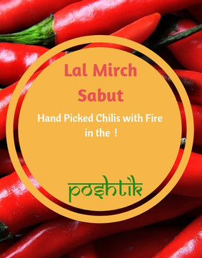 Lal Mirch Sabut - 100GMS-www.poshtik.in