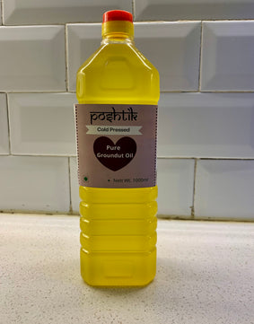 Wood Pressed Groundnut Oil