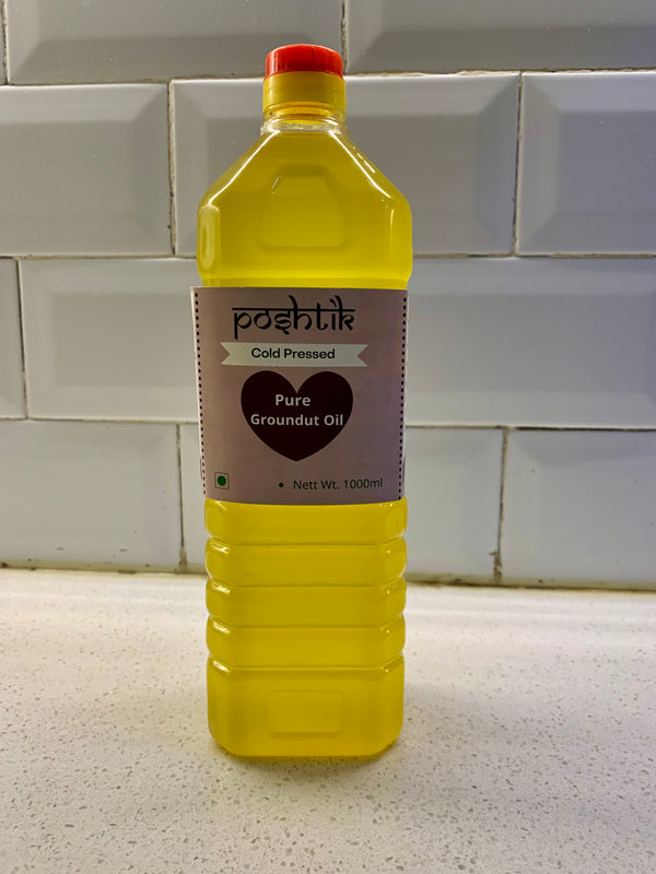 Wood Pressed Groundnut Oil