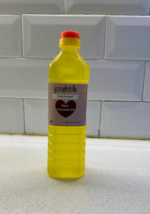 Wood Pressed Groundnut Oil